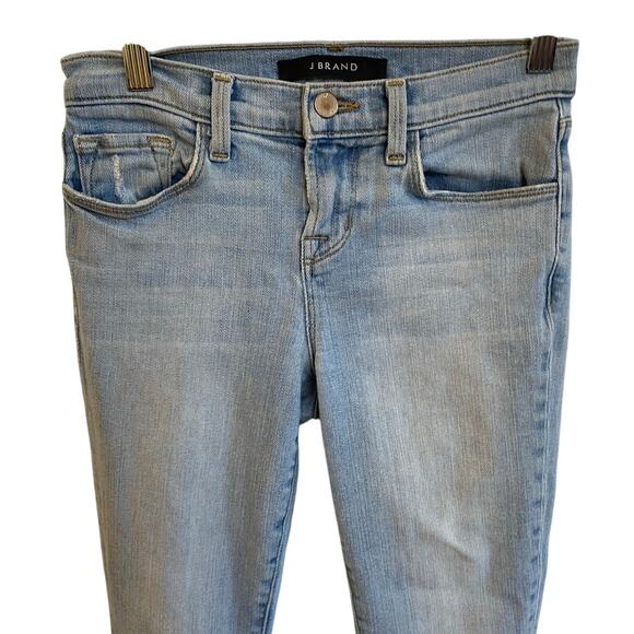 J Brand Capri Beach Line Jeans Light Blue - 24 Excellent - Cropped Fit - Picture 8 of 16